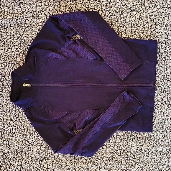 Champion Navy Track Jacket Girls Size 7/8 - Picture 1 of 5